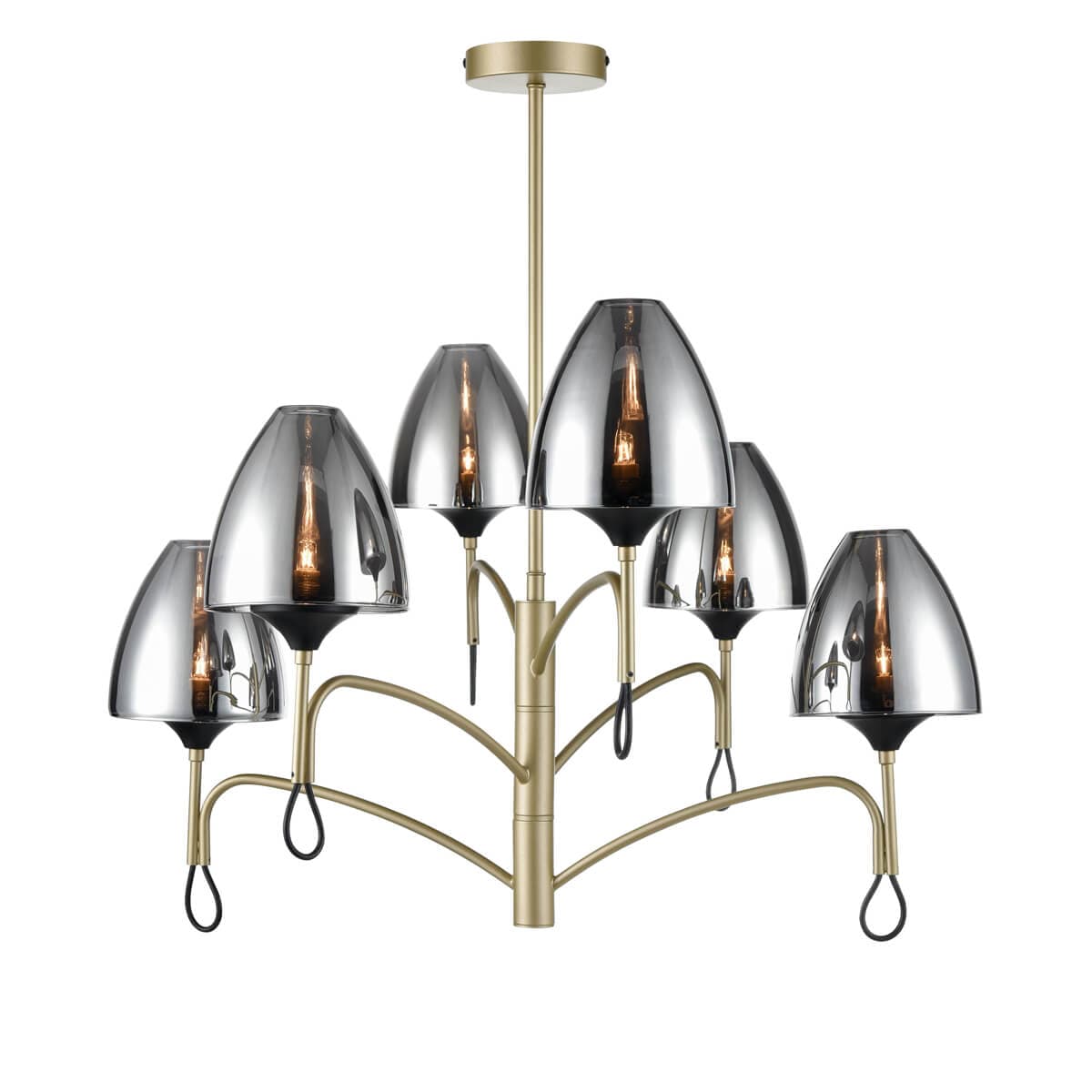 Vele Luce Oro Люстра подвесная Modern D700*H700 шампань, черный | champagne, black металл | metal VL5654P26