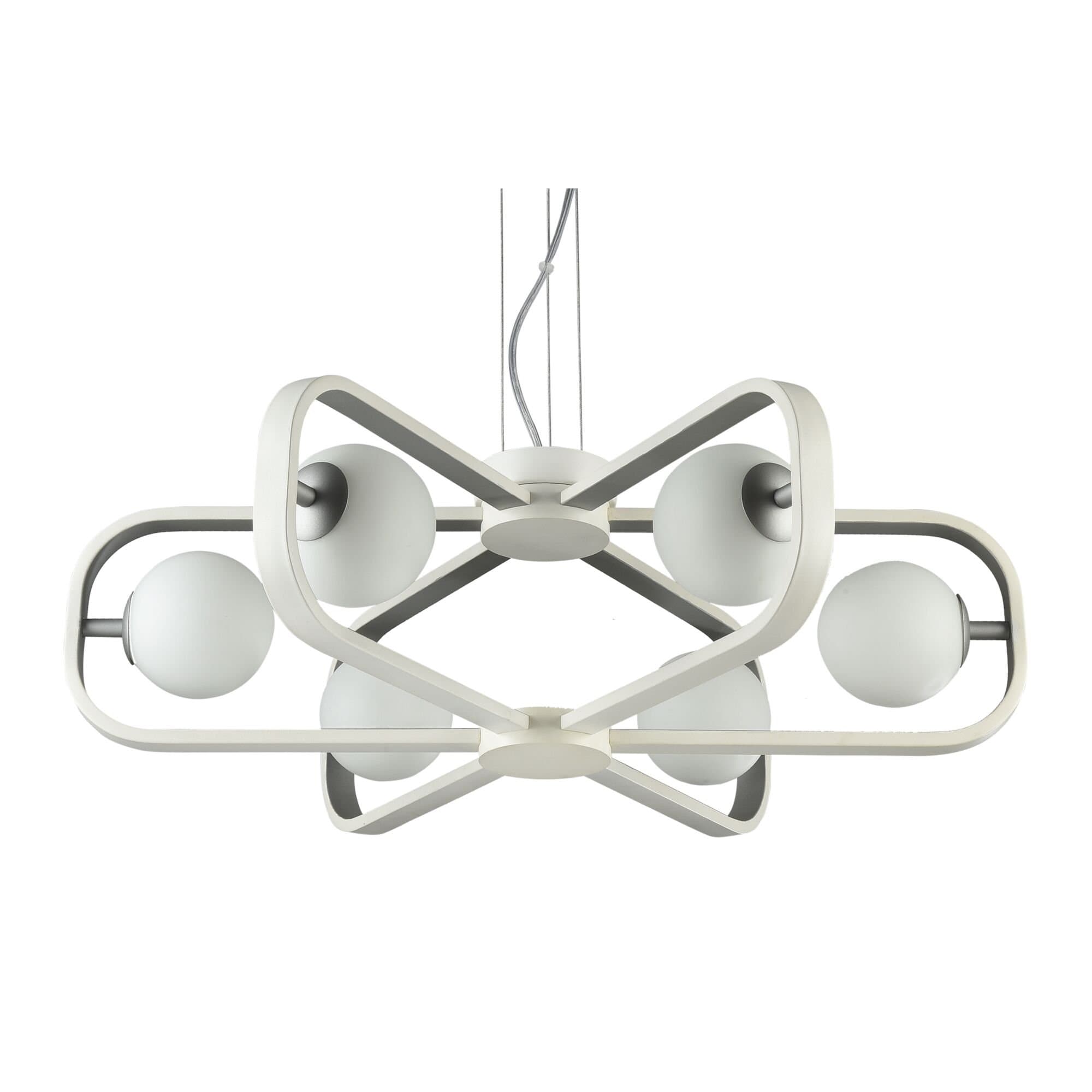 Maytoni Modern Avola Белый с Серебром Подвес 6xG9 40W MOD431-PL-06-WS — миниатюра 5
