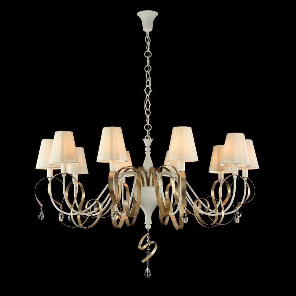 Maytoni Люстра Intreccio Белый с Золотом — миниатюра 1