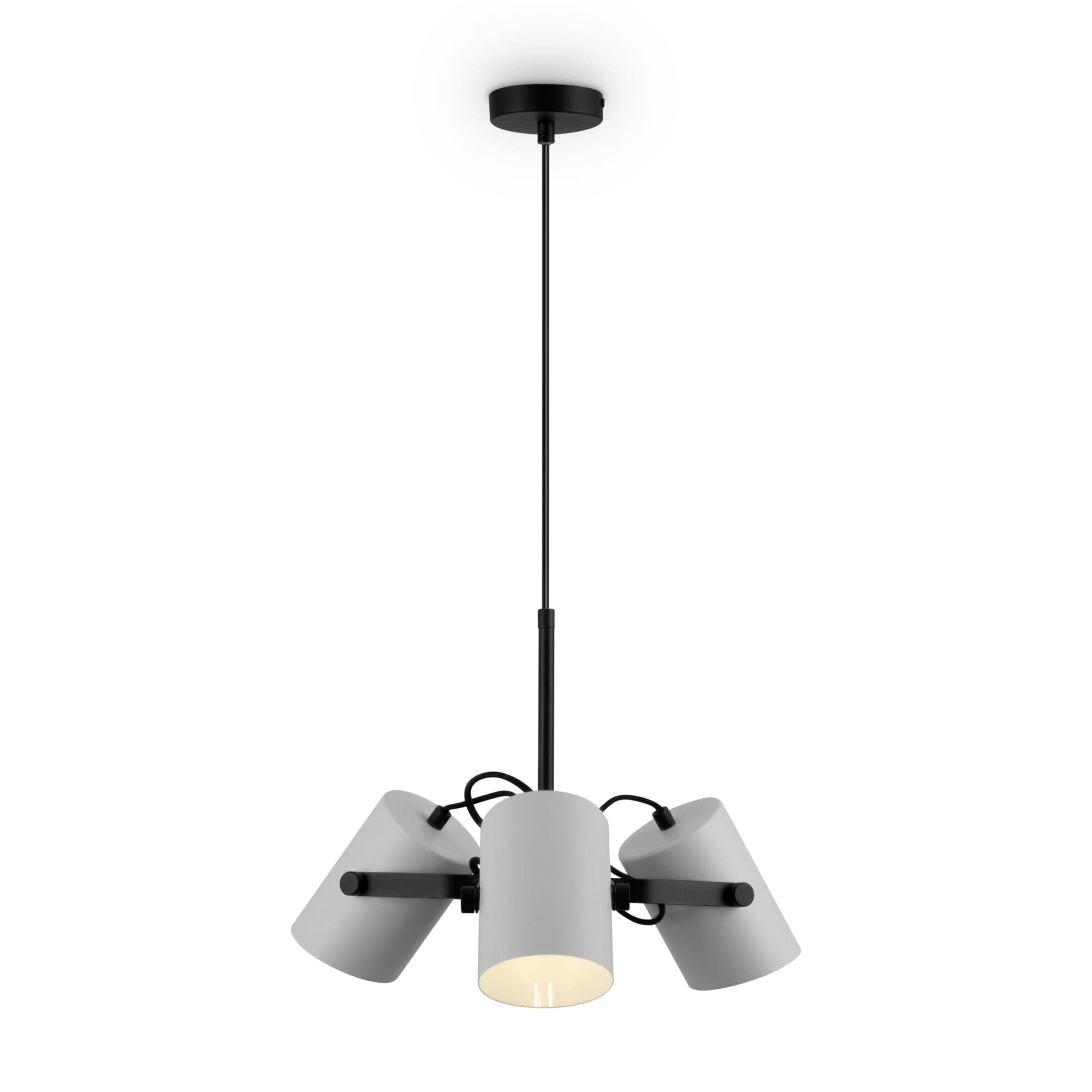 Freya Loft Черно-белый Светильник подвесной FR4004PL-03WB — миниатюра 2