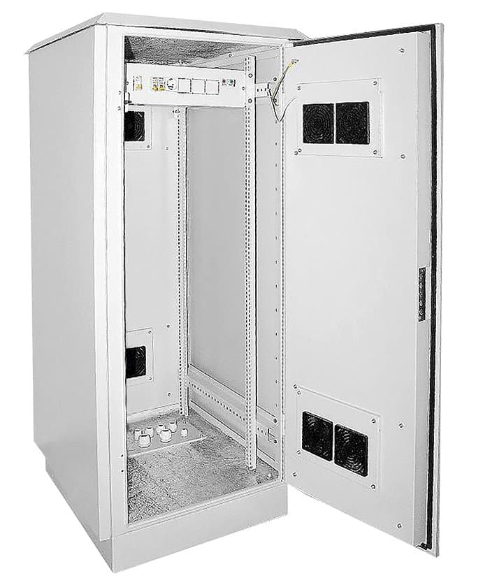 IEK LINEA O ITK Шкаф уличный 19" 33U 720x860, IP55, металл двери, серый LO35-33U78-MM55 — миниатюра 1