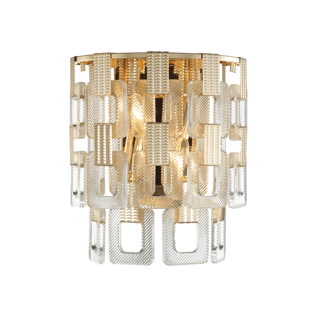 Odeon Light 4989/2W HALL ODL22 389 золотой/стекло Бра E14 2*40W BUCKLE — миниатюра 2