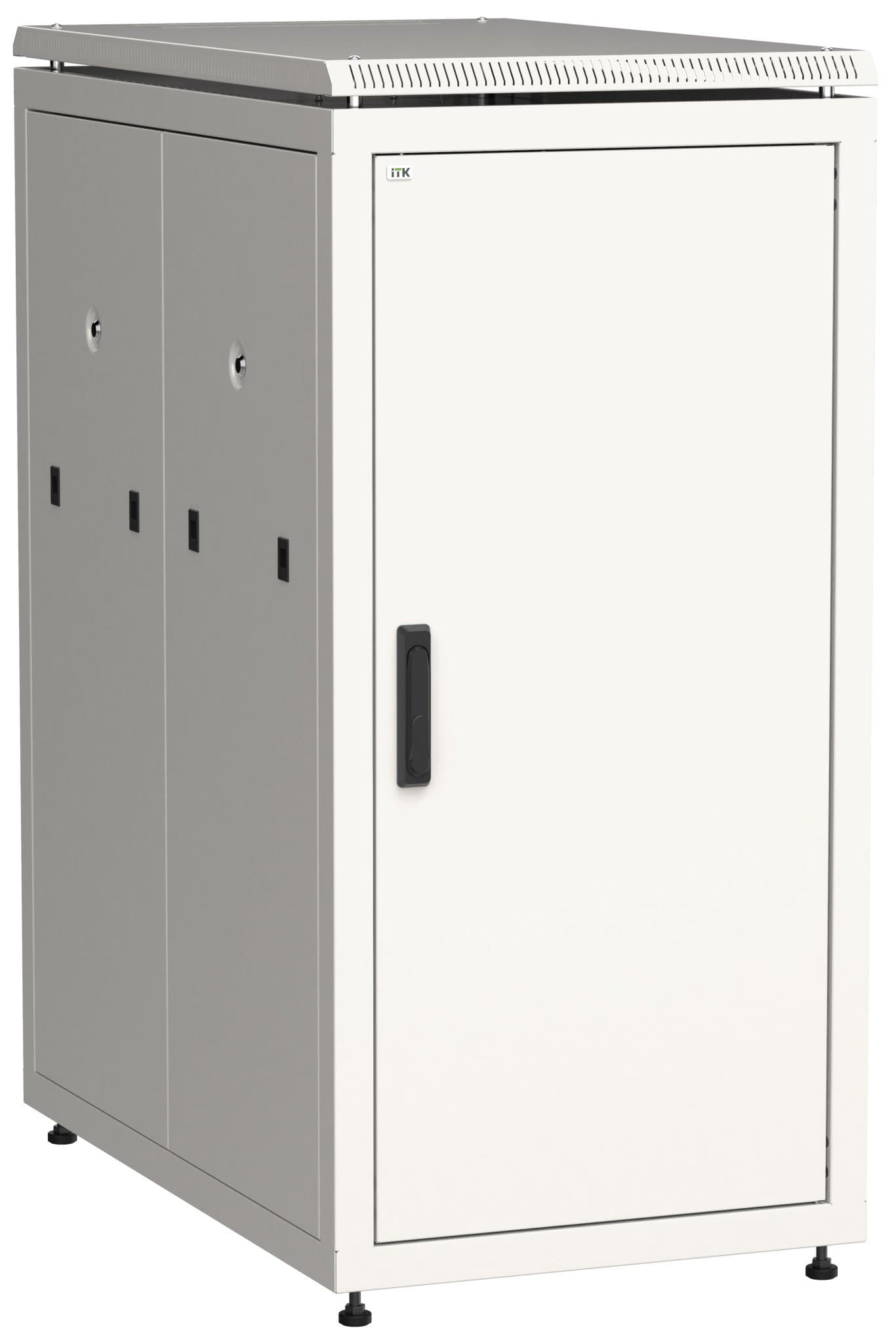 IEK LINEA N ITK Шкаф сетевой 19" LINEA N 24U 600х1000 мм металлические двери серый LN35-24U61-MM