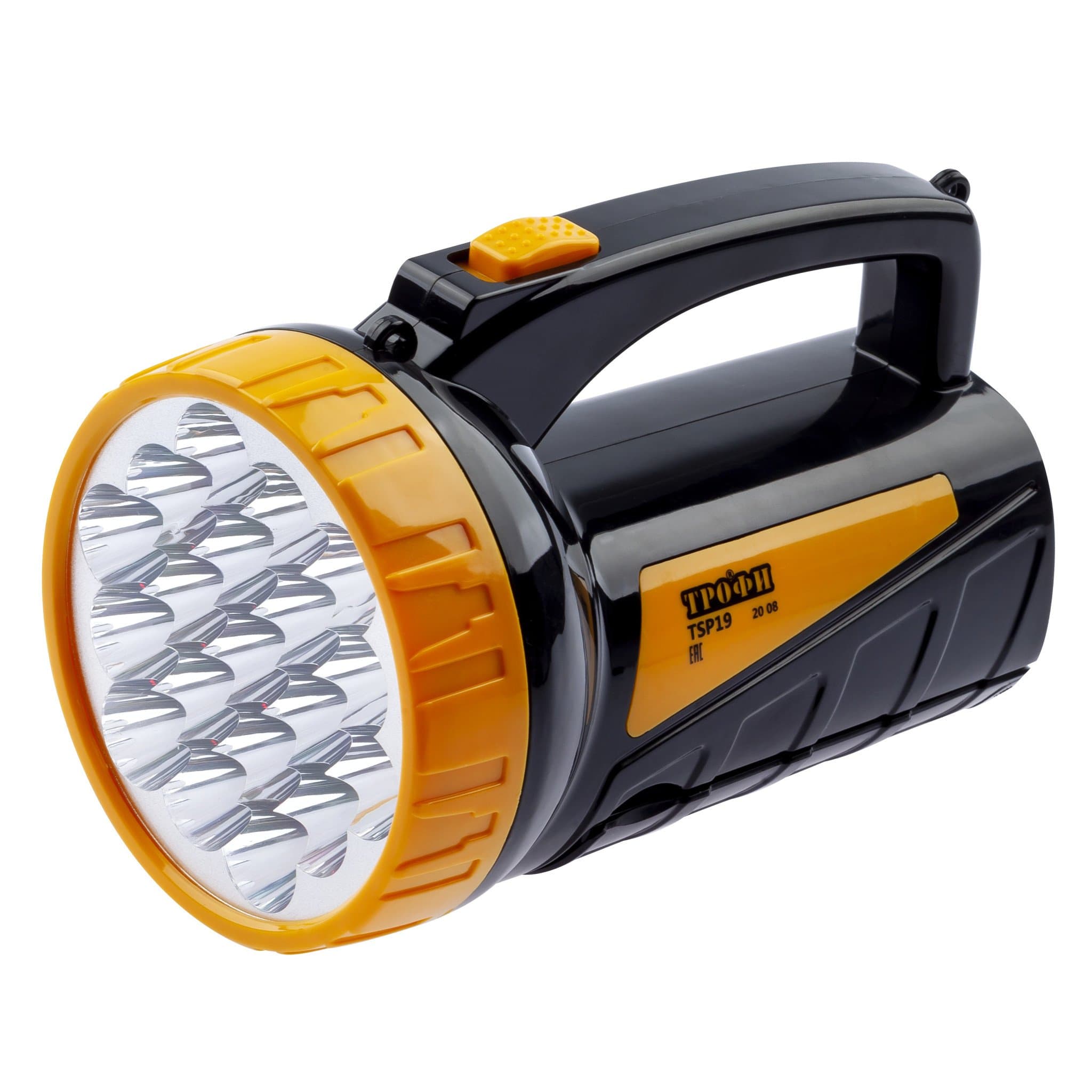 ТРОФИ TSP19 Фонарь Акку 4V2Ah, 19+18xLED, ЗУ 220V C0045552