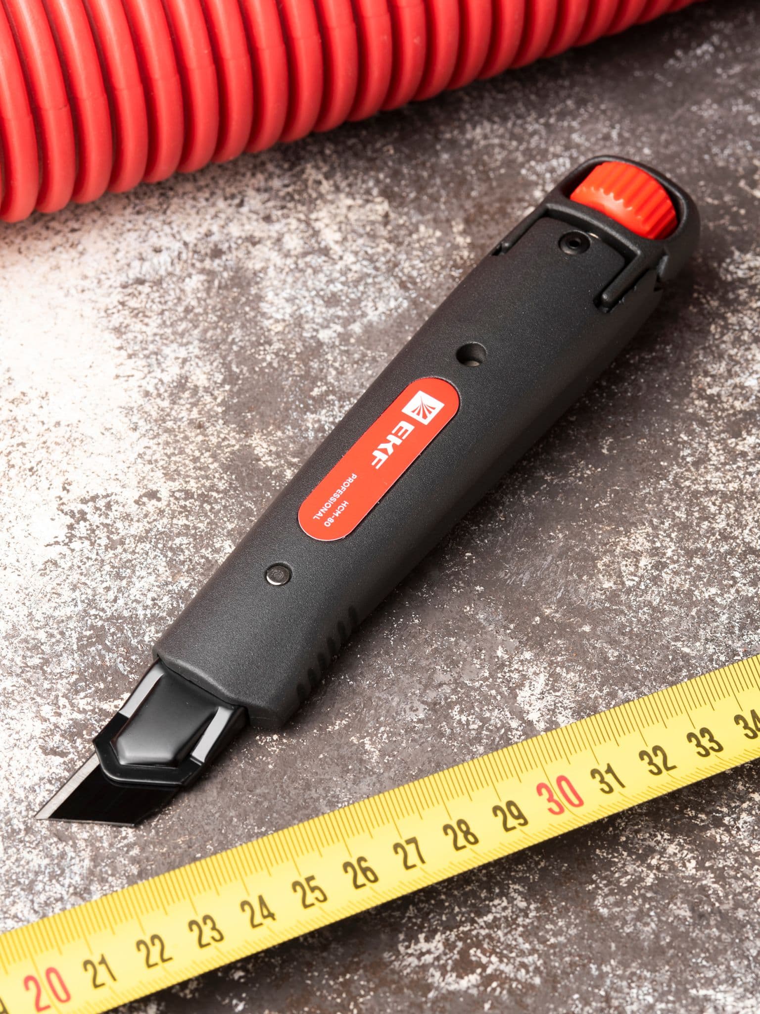 EKF Нож строительно-монтажный 18 мм НСМ-80 (SK4) Heavy Duty (до 60 кг) Professional — миниатюра 13
