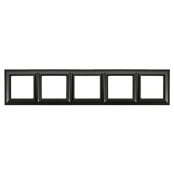 JUNG Eco Deco Рамка 5-постов термопласт черный матовый EPD485SWM