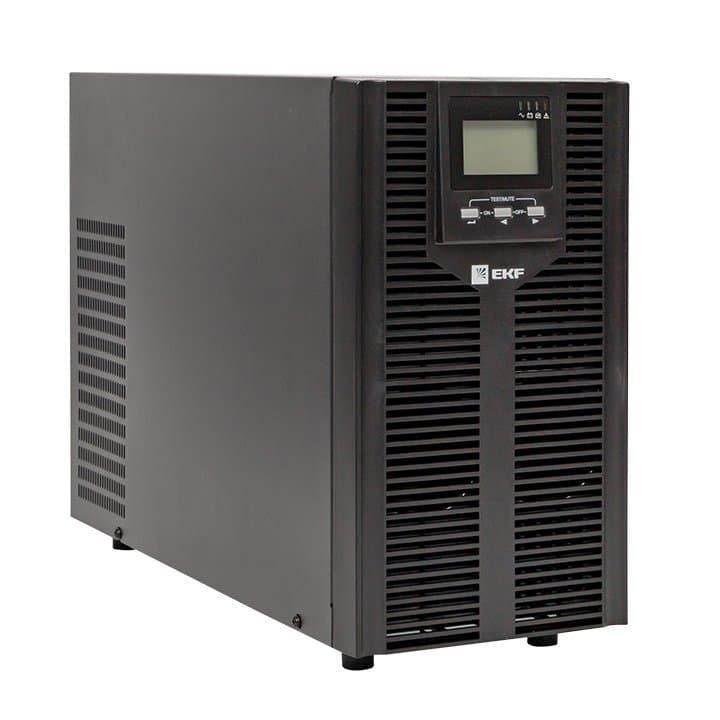 EKF Источник Бесперебойного Питания двойного преобразования E-Power SW900G4-T 10000 ВА напольный,3/1 ,380/230В, без АКБ — миниатюра 1