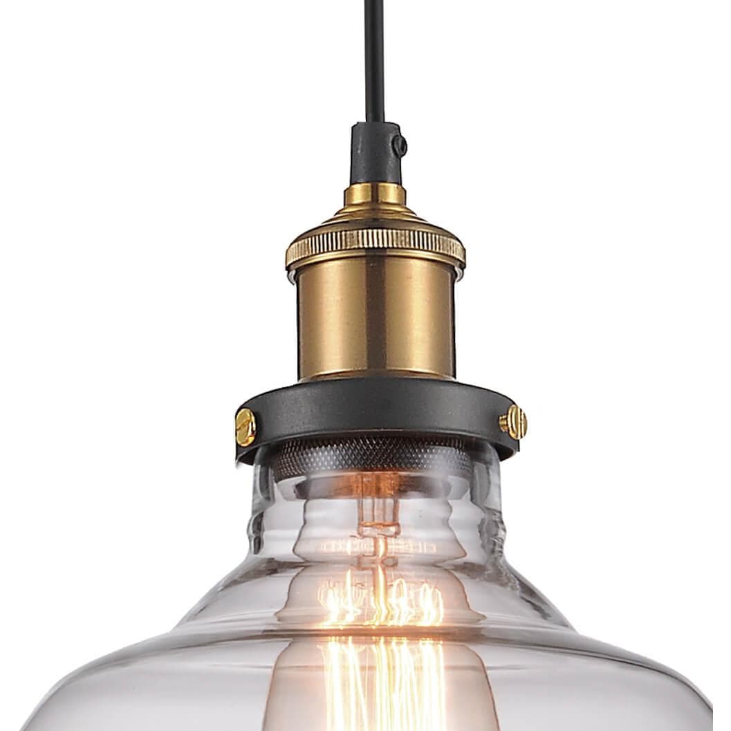 Favourite Cascabel Бронза/Прозрачная Люстра 1*E27*60W 1876-1P — миниатюра 2
