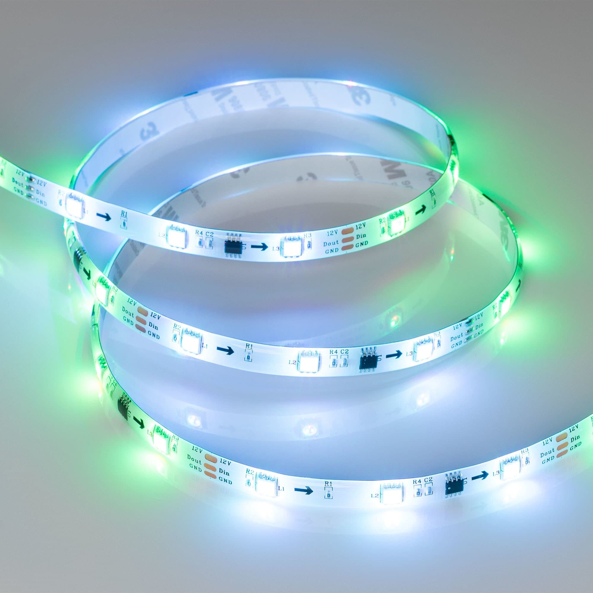 Arlight Лента герметичная SPI-SE-B30-10mm 12V RGB-PX3 (7.2W/m, IP65, 5060, 5m) (Закрытый, IP65) 026369(2) — миниатюра 1