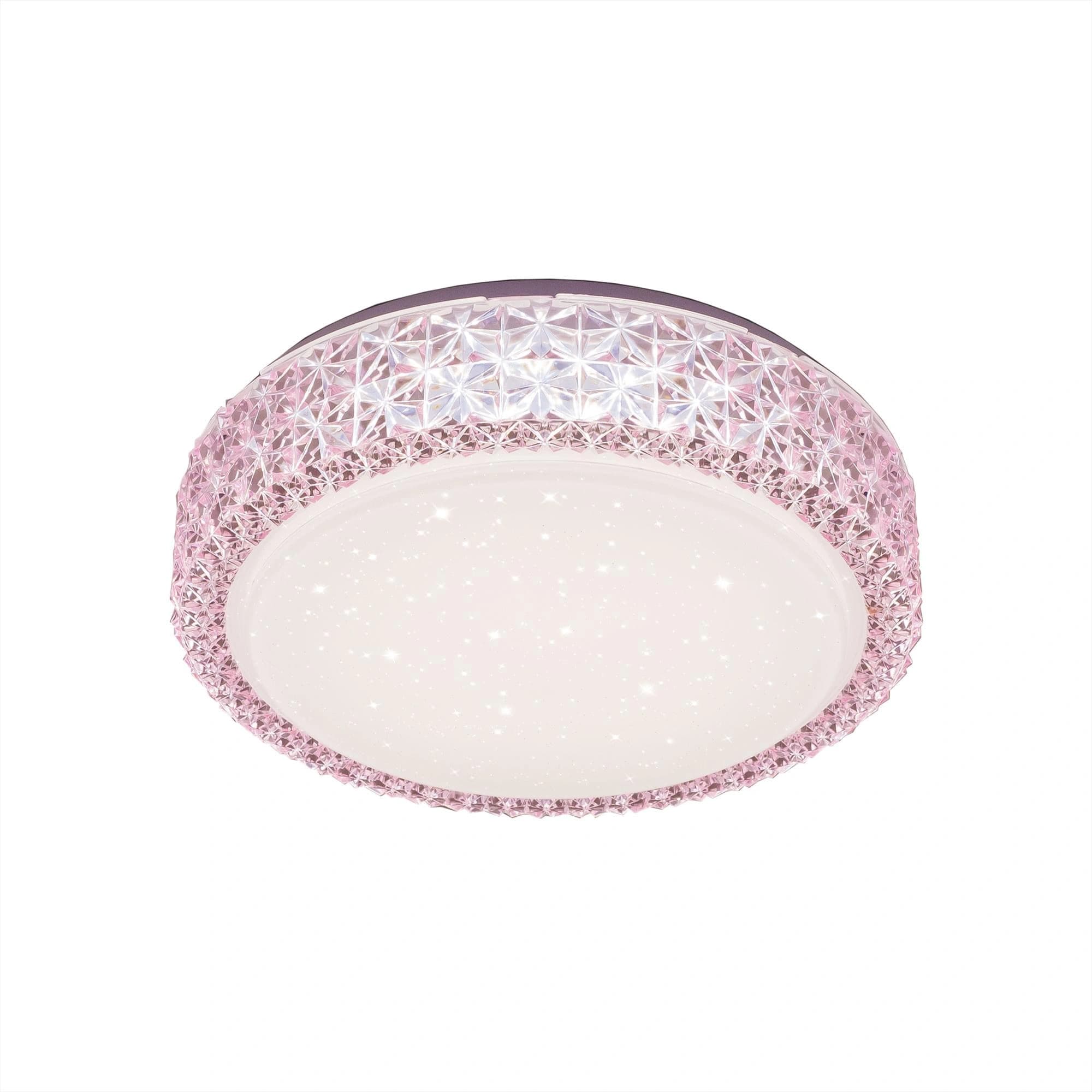 Citilux CL705014 Кристалино Розовый Светильник Настенно-потолочный — миниатюра 1