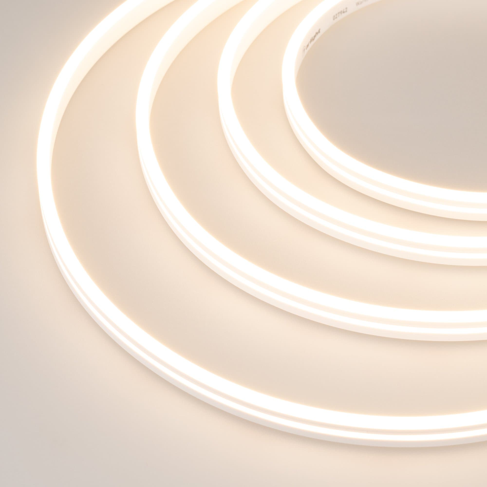 Arlight Гибкий неон ARL-MOONLIGHT-1004-SIDE 24V Warm (6.8 Вт/м, IP65) 027942 — миниатюра 3
