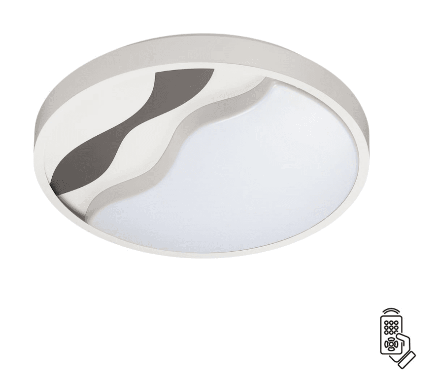 Lumion 4500/72CL LN 20 белый, серый Н/п светильник с пультом LED 2*36W 3000-6000K 2920Лм 220V NALU