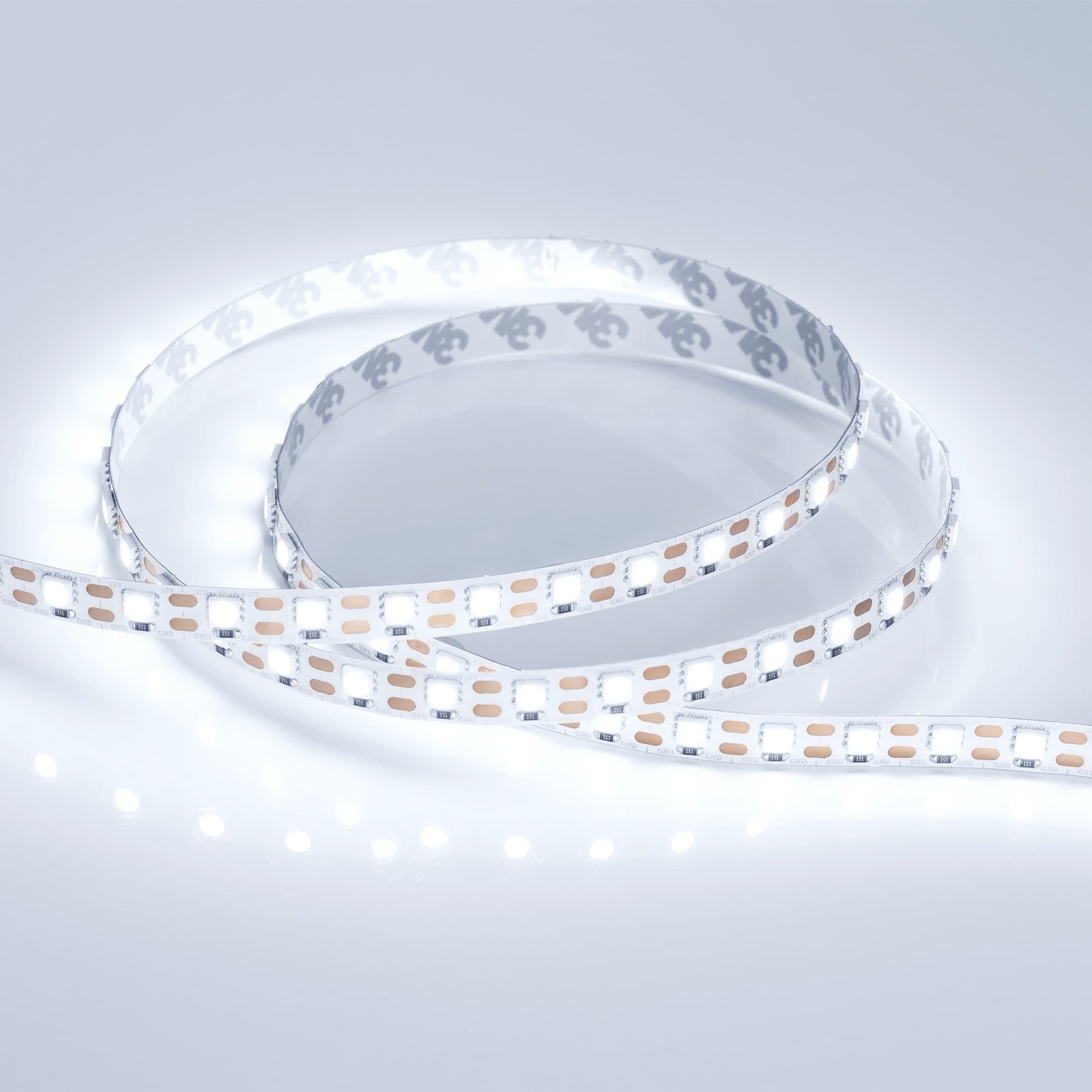Arlight Светодиодная лента RT 2-5000 12V Cx1 Cool 8K 2x (5060, 360 LED, LUX) (15.6 Вт/м, IP20) 016837 — миниатюра 3