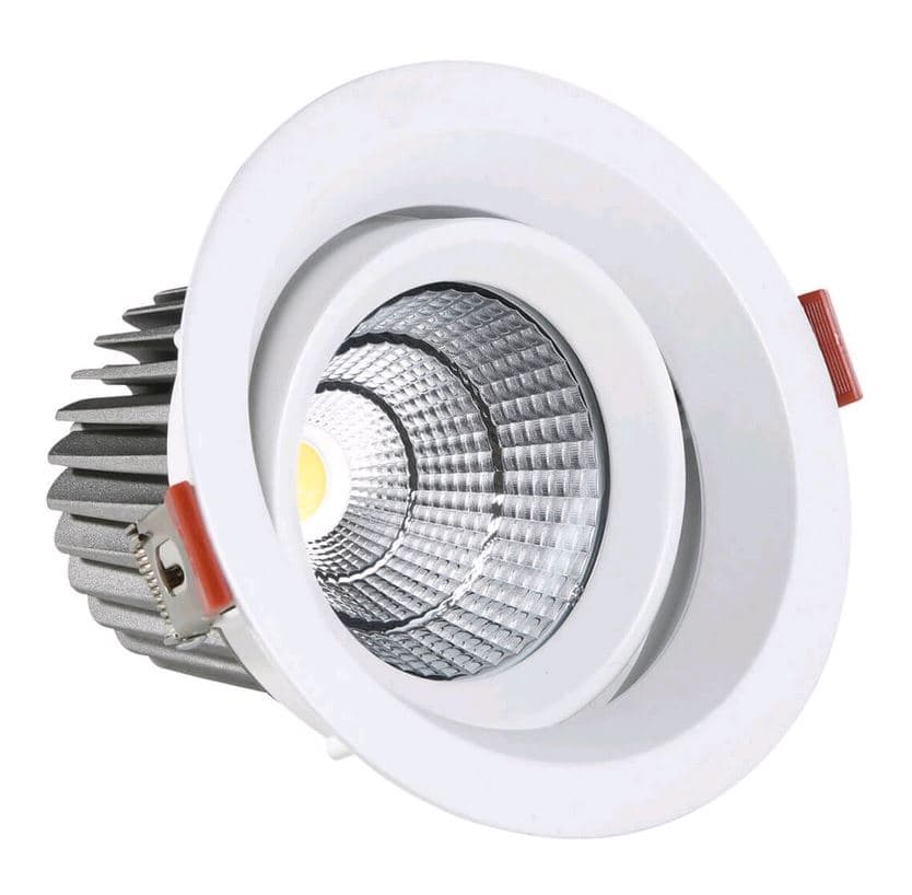 Kink Light 2121 Светильник встраиваемый белый d8,5 h7 Led 7W (4000K)