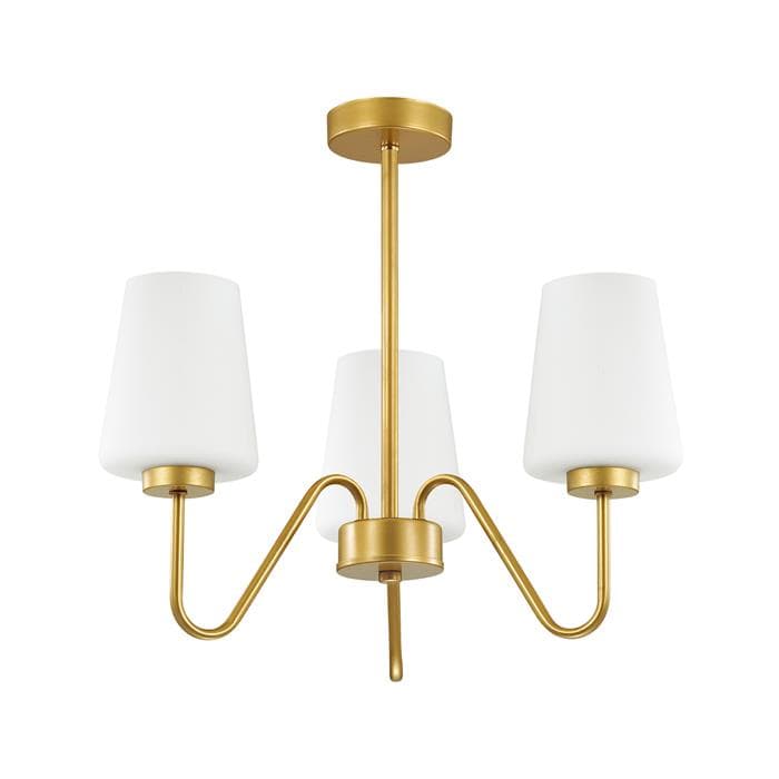 Lumion 3791/3C LN19 248 золотой, белый Люстра на штанге E27 3*60W 220V OLIVIA