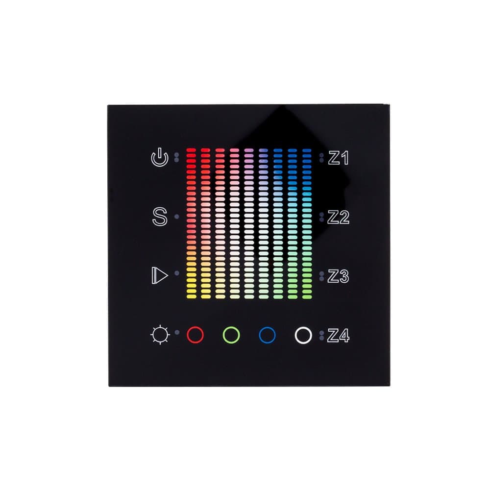 Arlight Панель Sens SR-2831AC-RF-IN Black (220V,RGB,4зоны) (IP20 Пластик, 3 года) 020585 — миниатюра 2