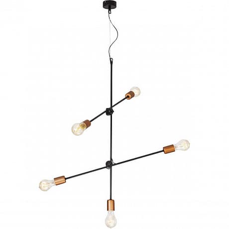 Nowodvorski Черная Подвесная люстра Sticks 6270 E27 60W 220V
