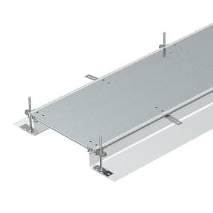 OBO Bettermann Секция кабель-канала OKA-G глухая, с фиксаторами 2400x200x40–140 мм (сталь) 7424040
