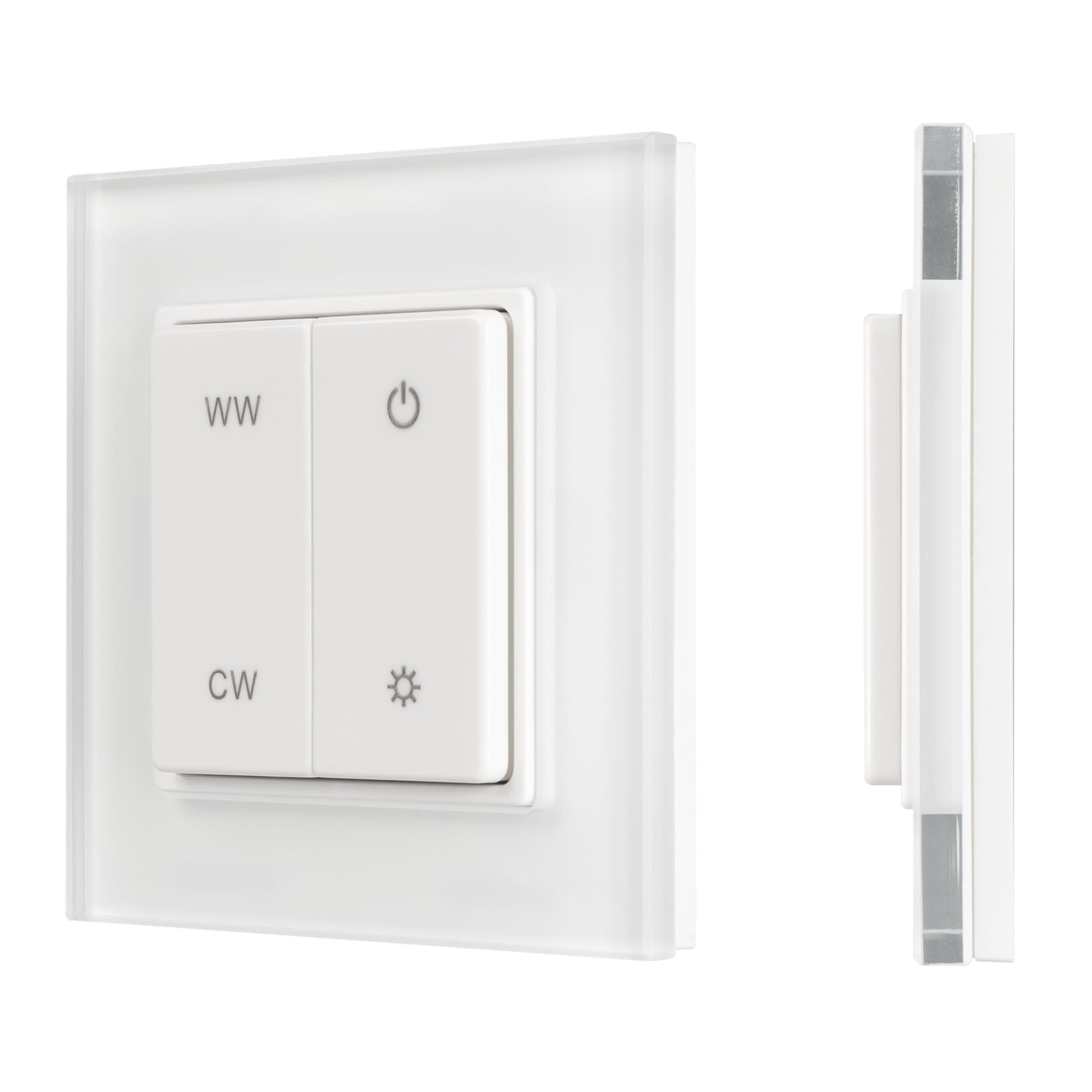 Arlight Панель SMART-P49-MIX-G-SUF (3V, 1 зона, Knob, 2.4G) (Пластик) 032985