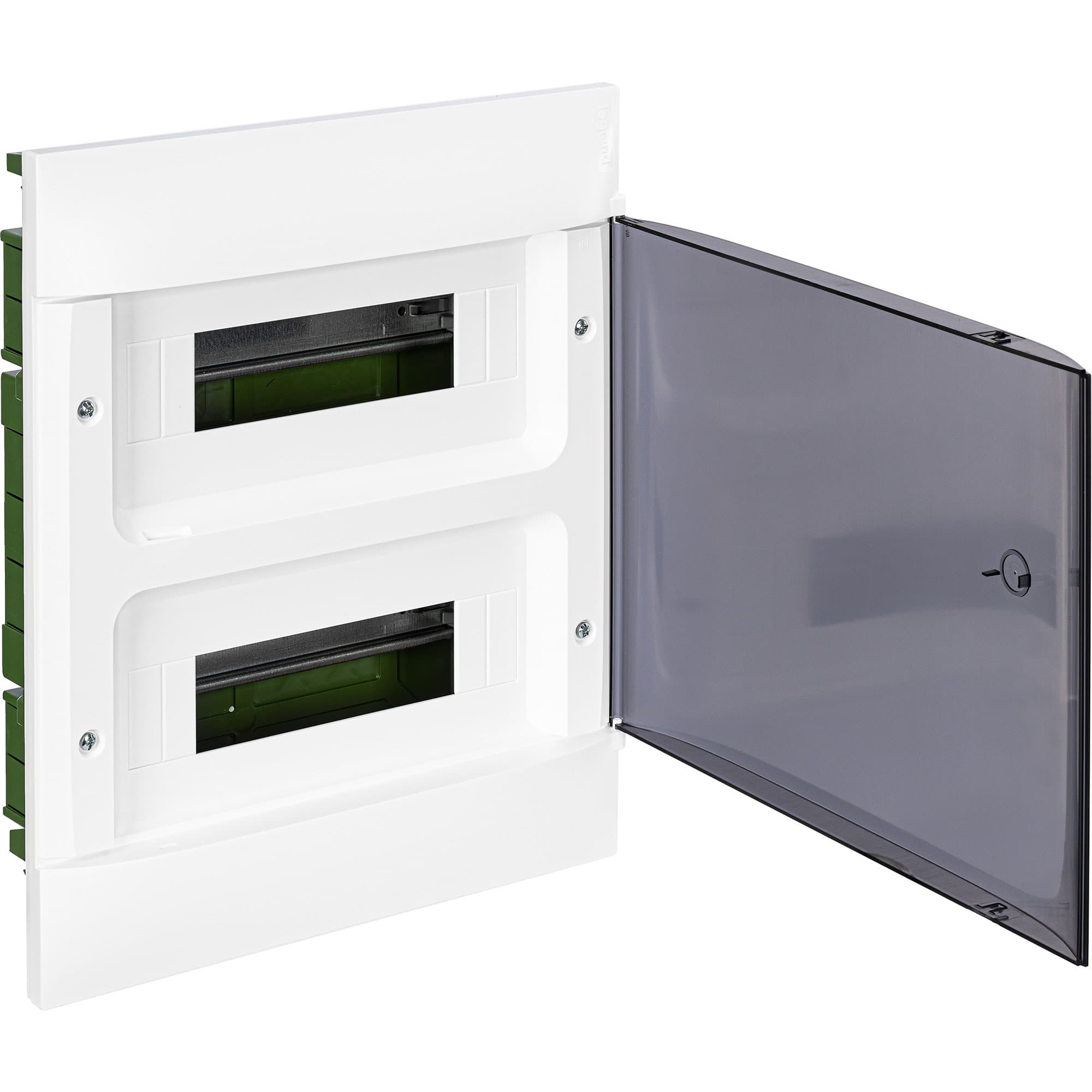 Legrand Practibox S Пластиковый щиток Встраиваемый (в полые стены) 2X12 Дымчатая дверь 135572