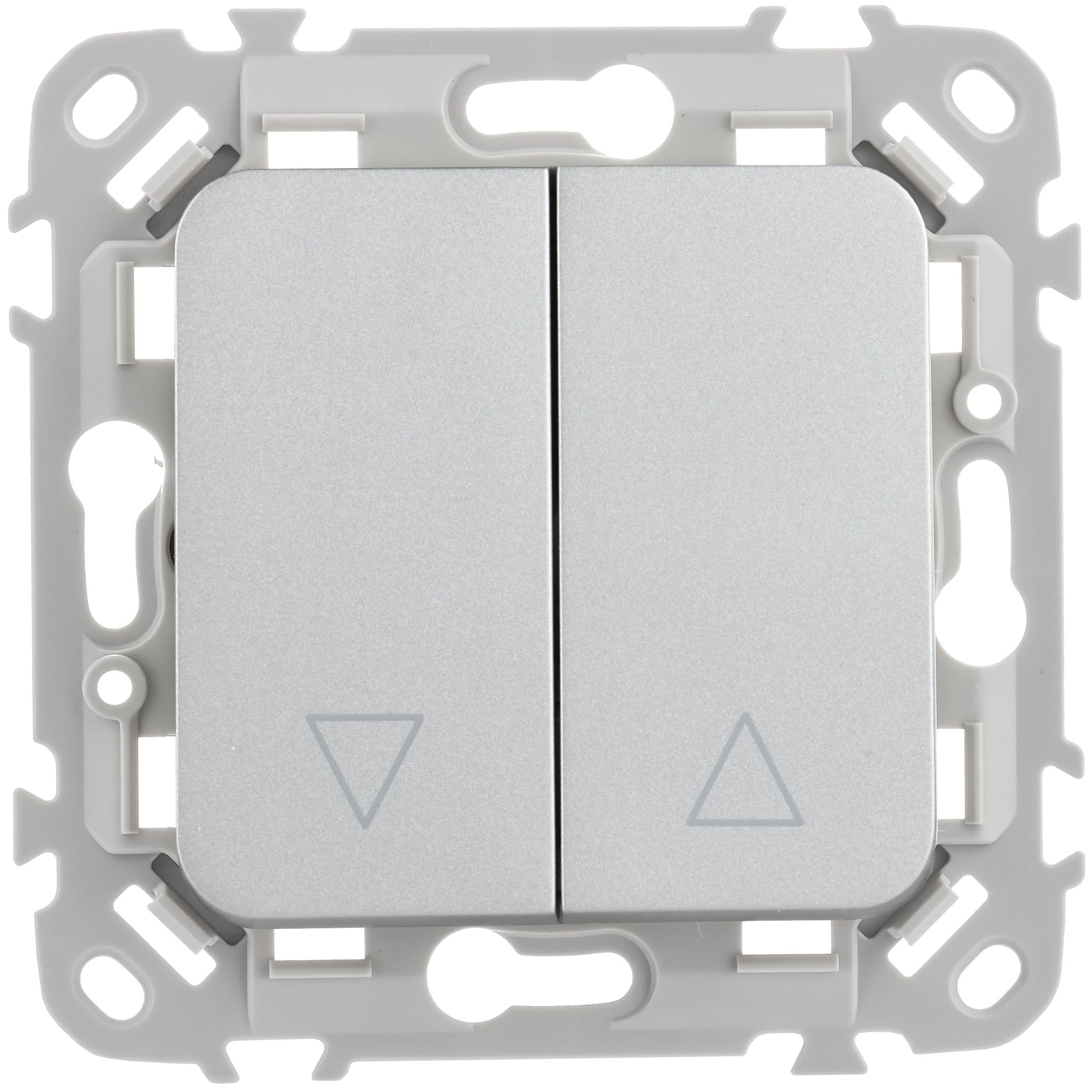 IEK FLITE Алюминий Выключатель жалюзи 10А — миниатюра 2