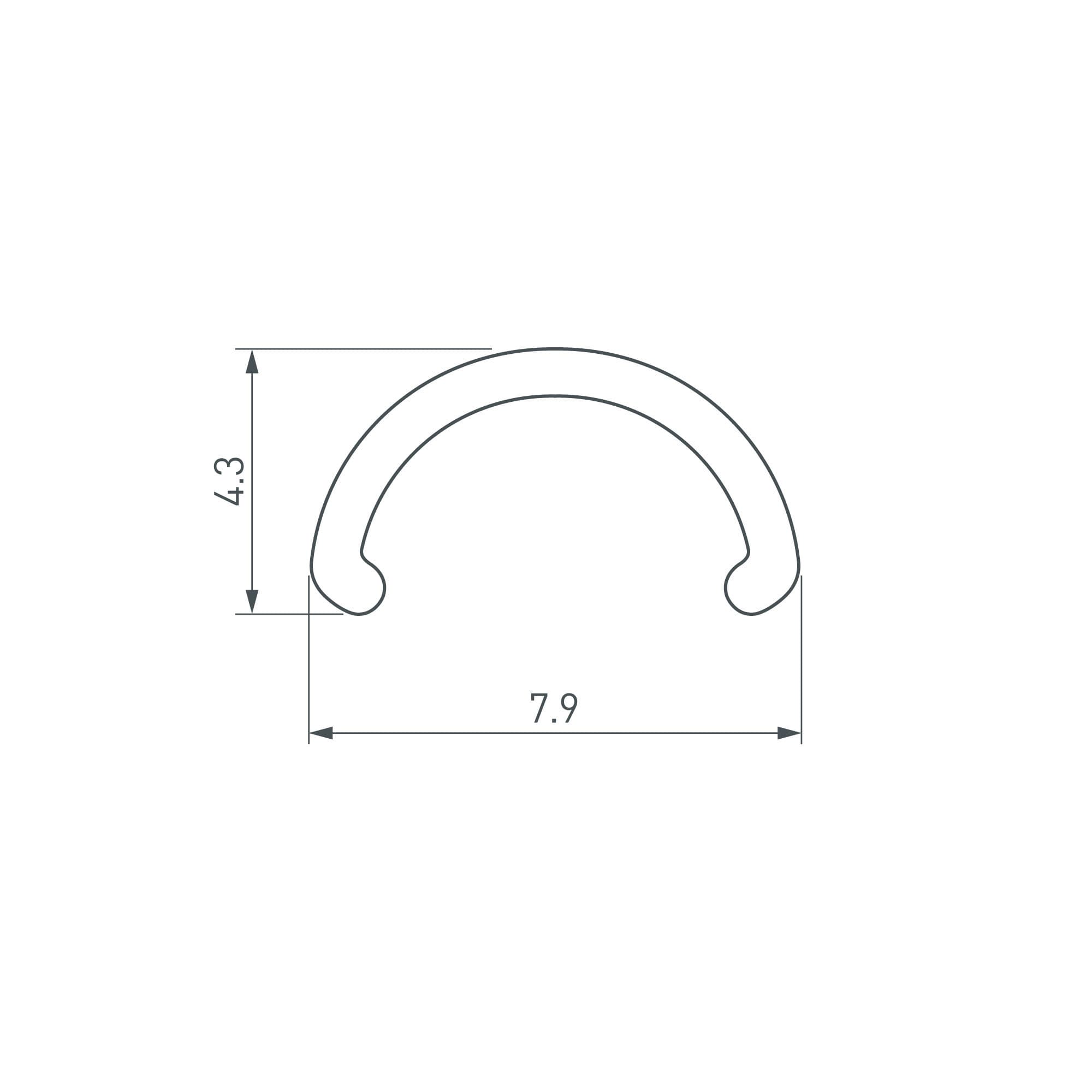 Arlight Экран ARH-ROUND-D8-2000 Round Opal (Пластик) 036326 — миниатюра 2