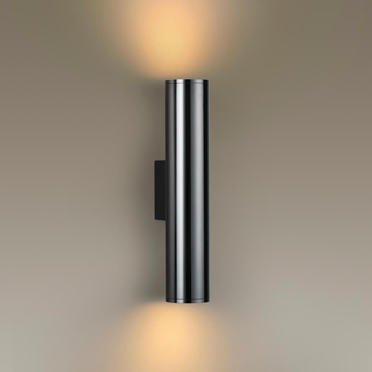 Odeon Light HIGHTECH ODL21 167 черный хром/металл Светильник настенный E27 LED 7W DARIO 4245/2WA — миниатюра 3