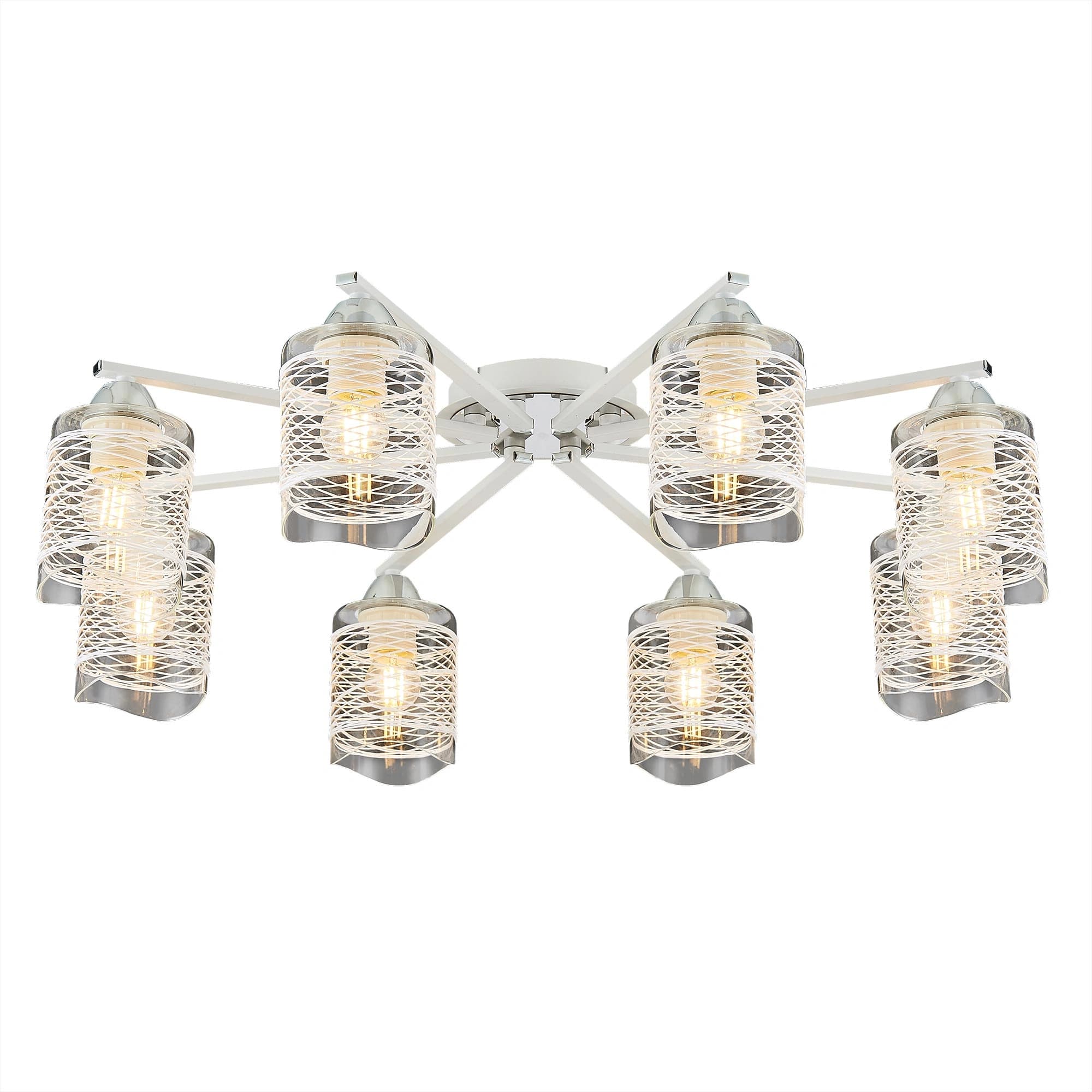 Citilux CL146187 Лора Бел.+Хром Светильник потолочный