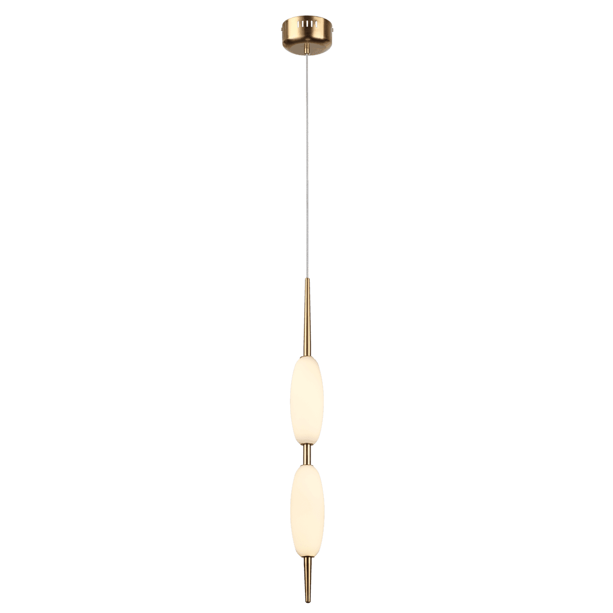 Odeon Light 4792/16L PENDANT ODL21 009 бронзовый/белый Подвес LED 16W SPINDLE — миниатюра 2