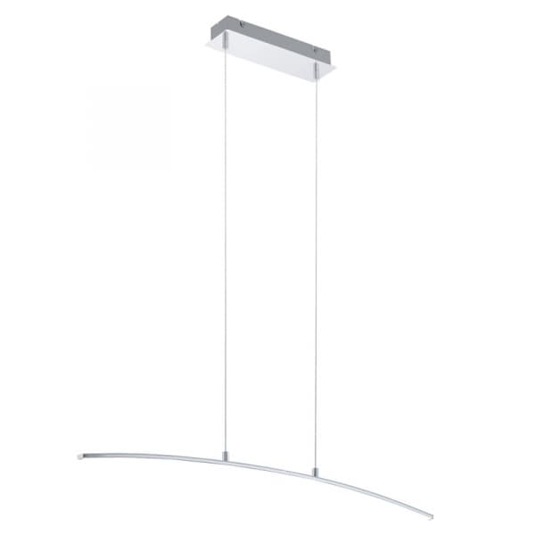 Eglo Cветодиодный подвес LASANA, 14W (LED), L900, H1000, сталь, алюминий, хром/пластик, белый 32048 — миниатюра 1