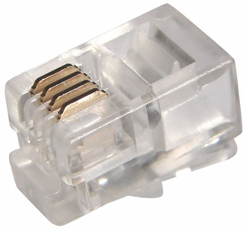 Джек телефонный 4P4C Rexant 05-1001 — миниатюра 1