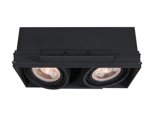 Lucide TRIMLESS Прожектор встраиваемый 2xGU10 Black 09931/02/30