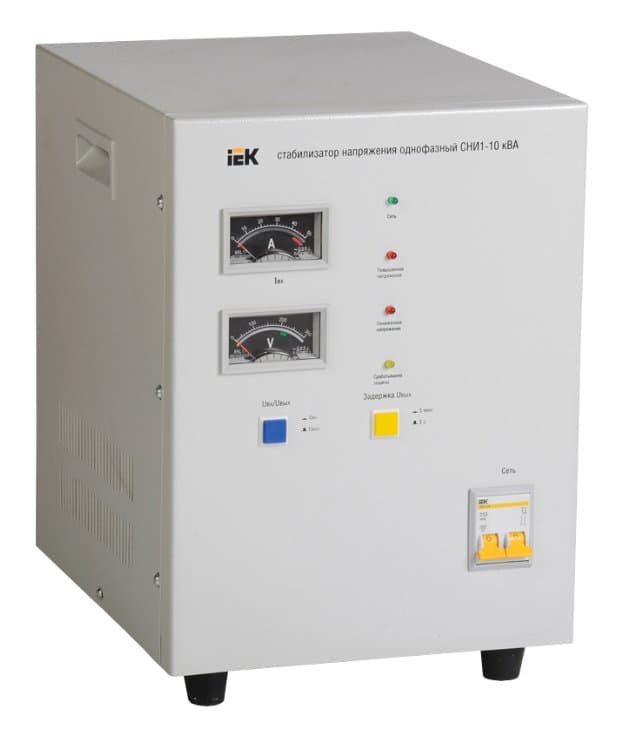 IEK Стабилизатор напряжения СНИ1-10 кВА однофазный — миниатюра 2