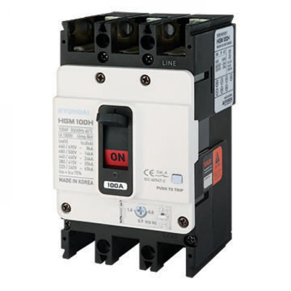 HYUNDAI Автоматический выключатель HGM100H 3PT4S0000C 00040F 32-40A ток к.з. 26kA AC380/415В 13.03.02.000624