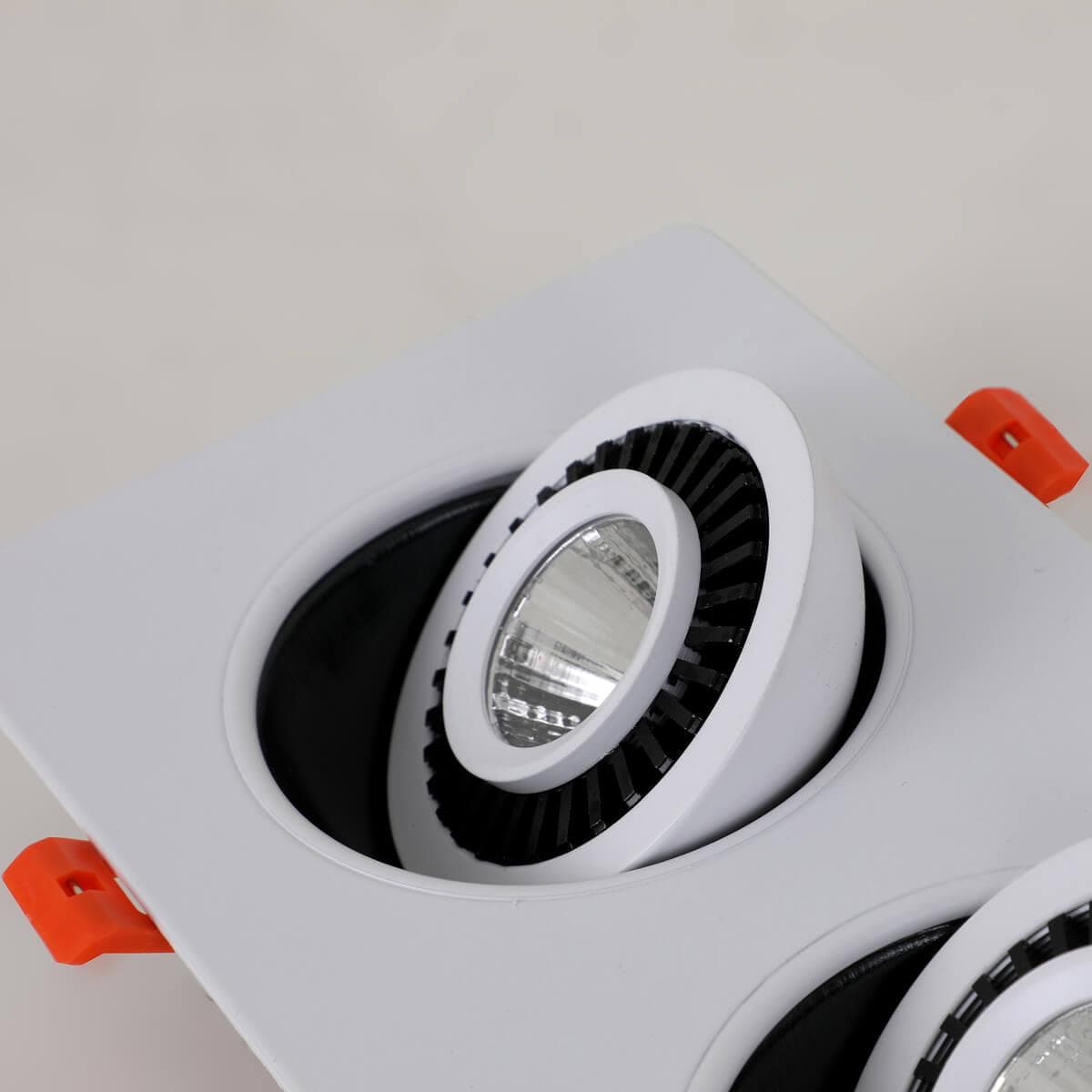 Favourite Cardine врезной светильник L230*W120*H35, cutout:L190*W95 2*LED*5W, 800LM, 4000K, included 2417-2U — миниатюра 3
