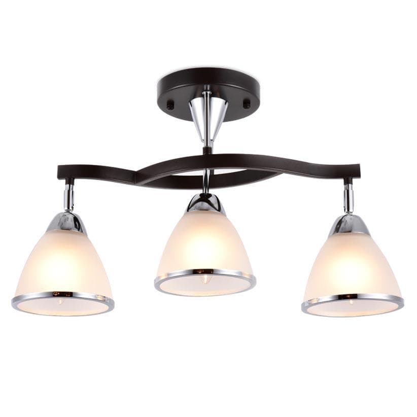 Ambrella Подвесная люстра TR3112/3 DCF/CH темный кофе/хром E27 max 40W 550*150*320 — миниатюра 1
