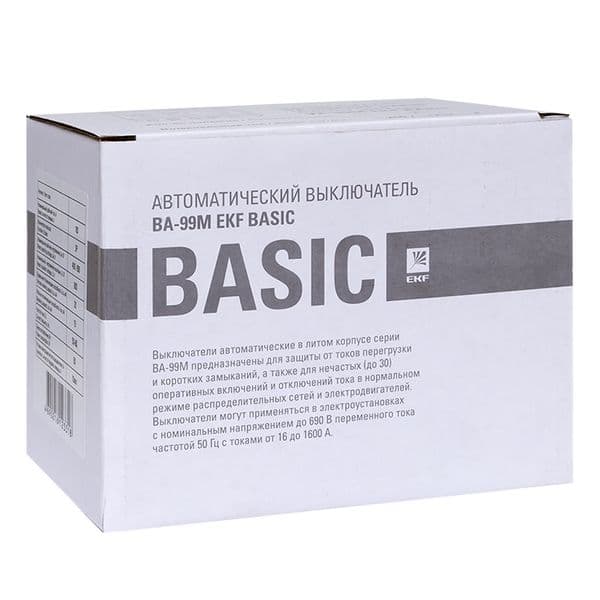 EKF Автоматический выключатель ВА-99МL 63/ 20А 3P 15кА Basic — миниатюра 10