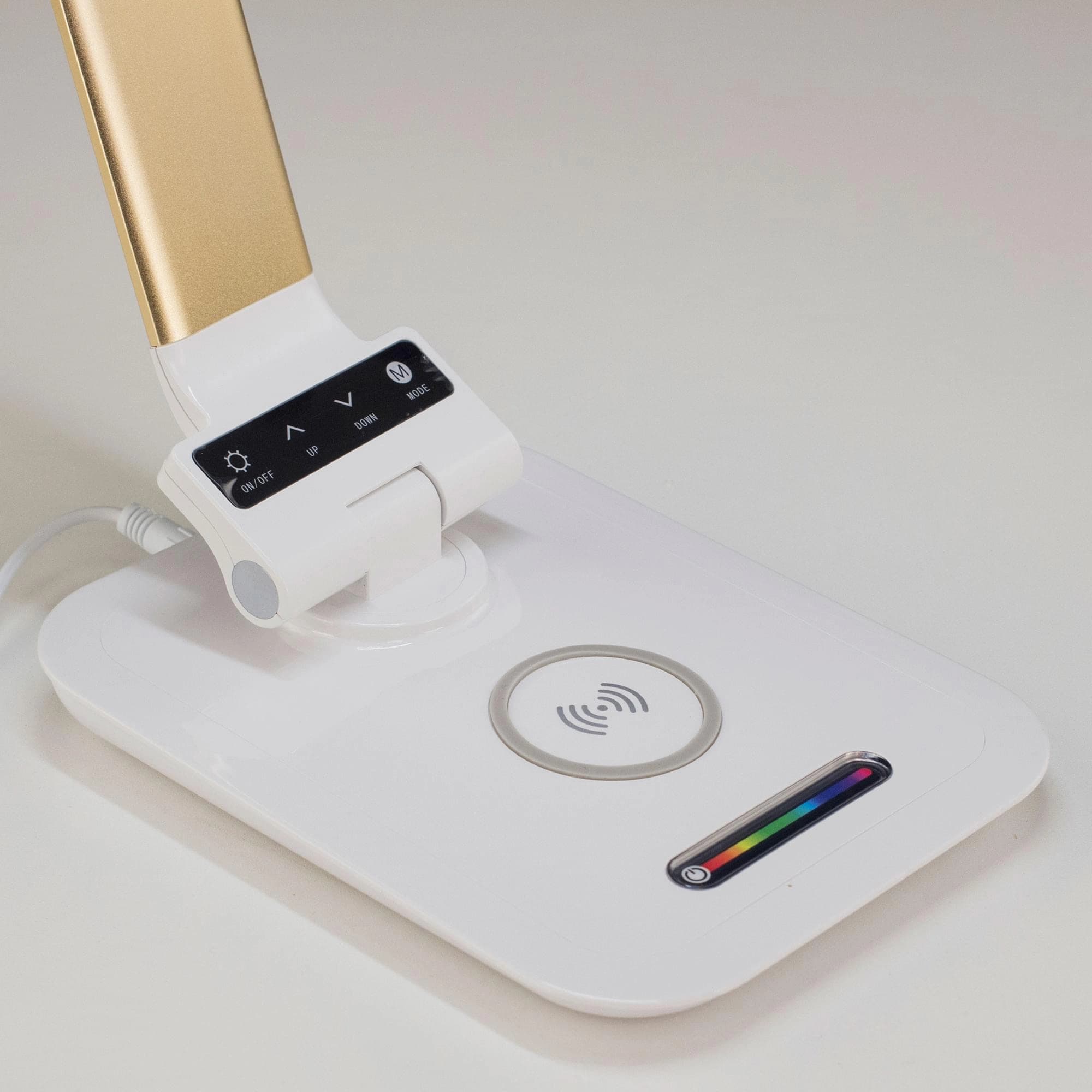 Citilux CL803012 Ньютон Бел-Золотой, RGB+USB+Qi — миниатюра 10