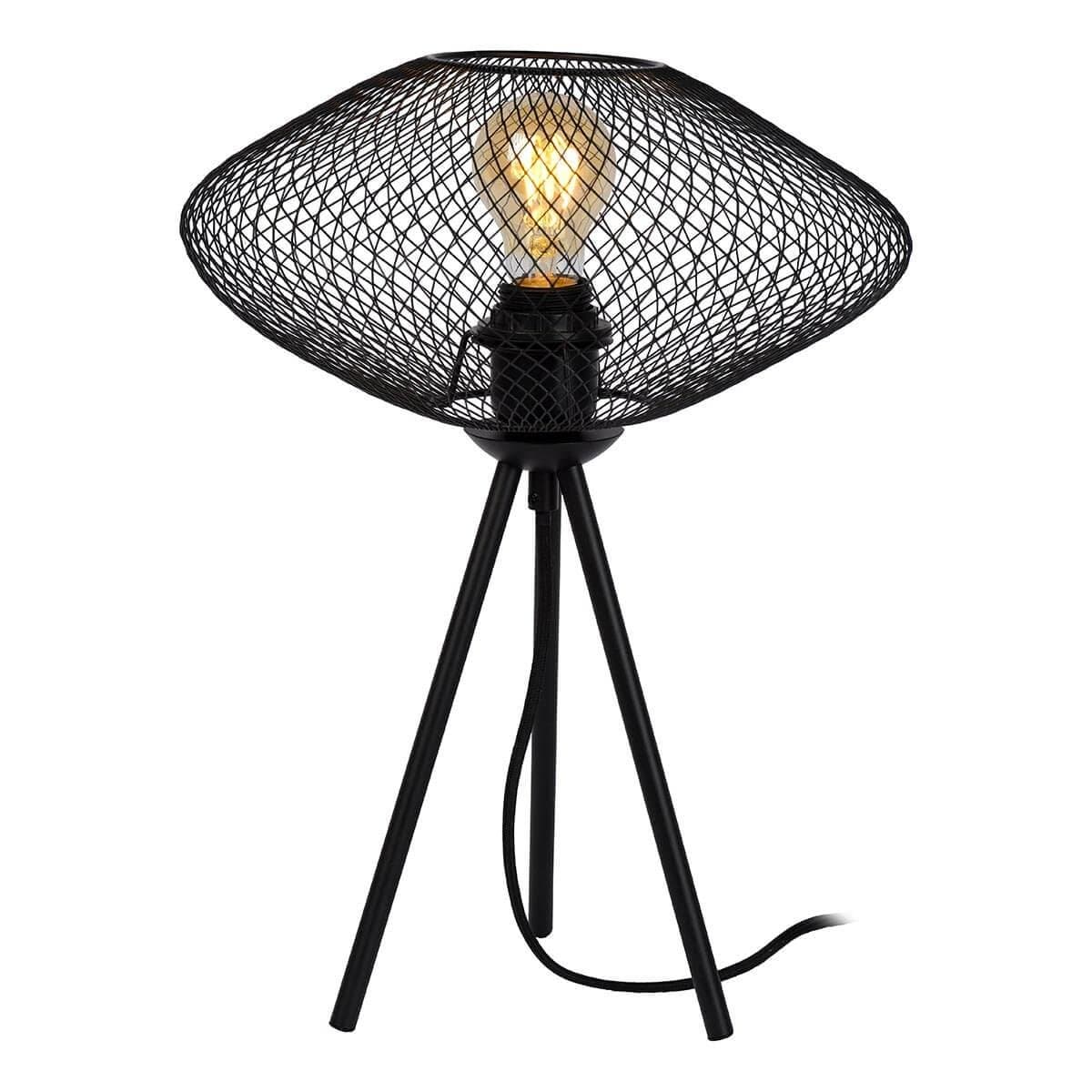 Lucide MESH Черный Настольная лампа 21523/01/30 — миниатюра 5