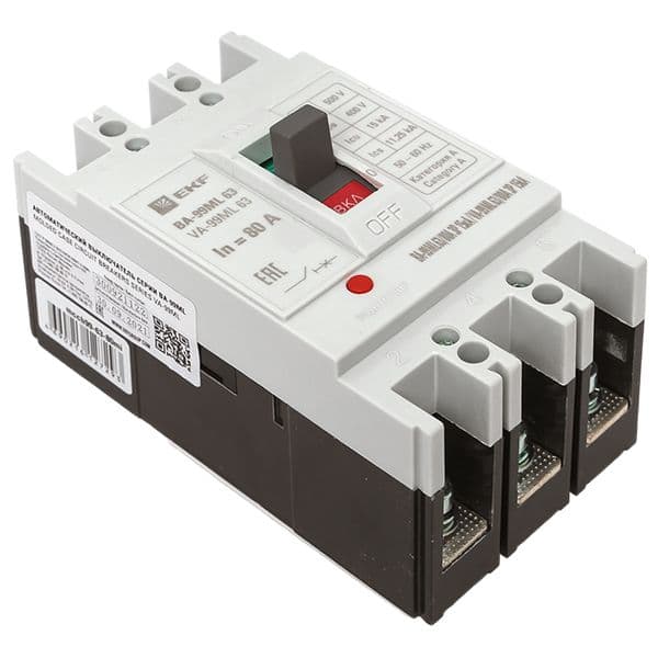 EKF Автоматический выключатель ВА-99МL 63/ 80А 3P 15кА Basic — миниатюра 16