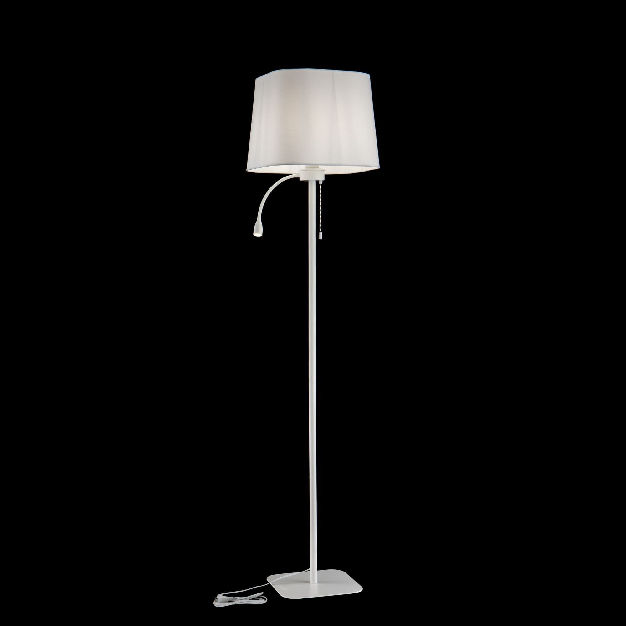 Maytoni Table & Floor Farel Белый Торшер E27 60W Z001FL-L3W-1W — миниатюра 4