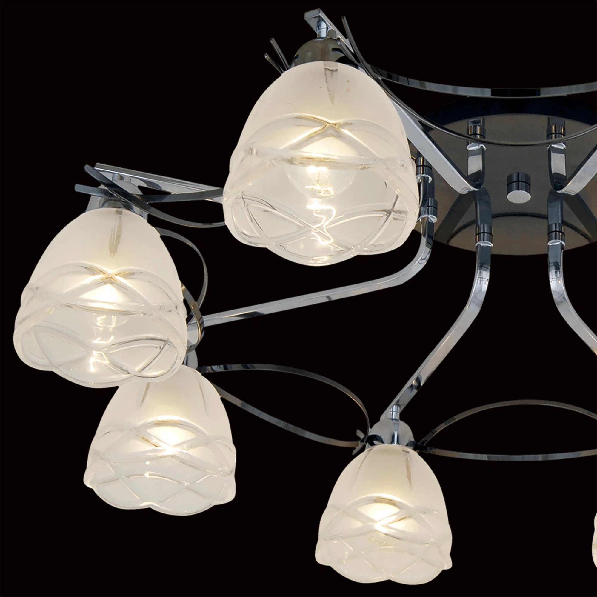 Citilux CL147181 Сандра Черн.Хром+Хром  Светильник Потолоч. — миниатюра 3