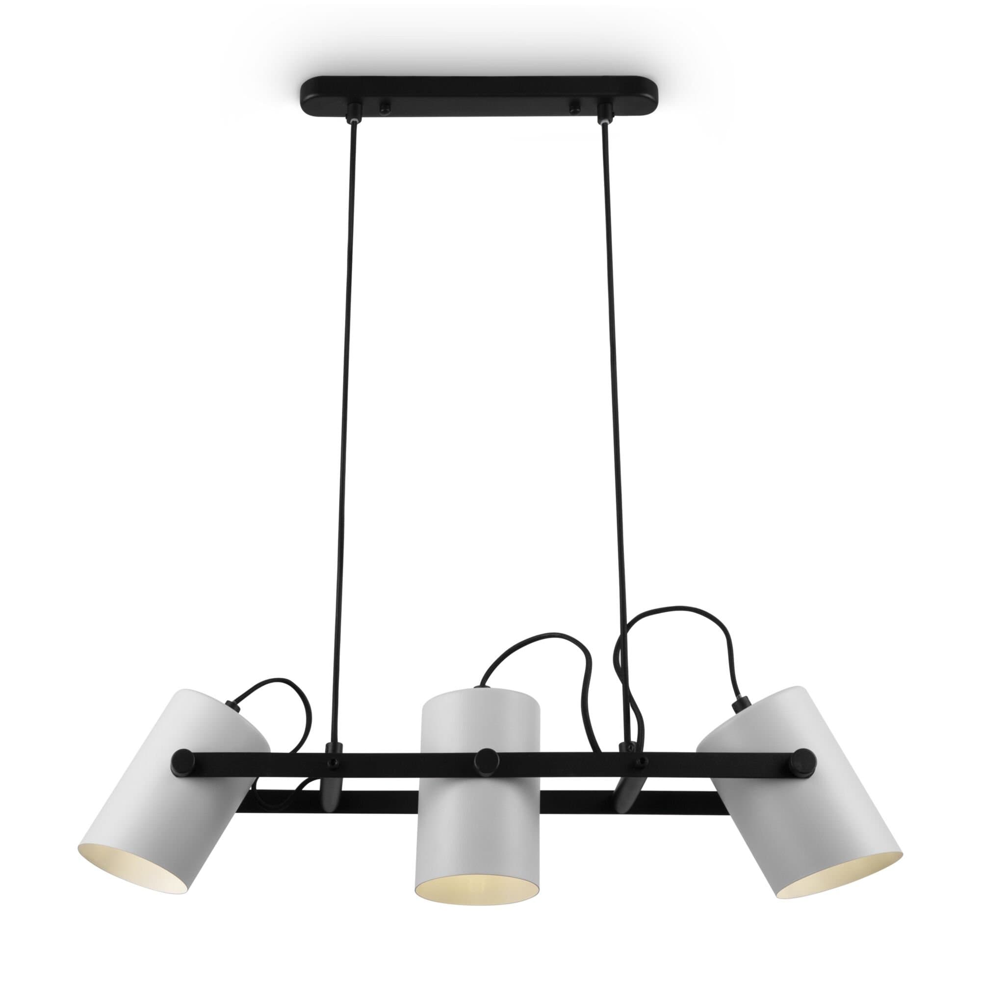 Freya Loft Черно-белый Светильник подвесной FR4005PL-03WB — миниатюра 2