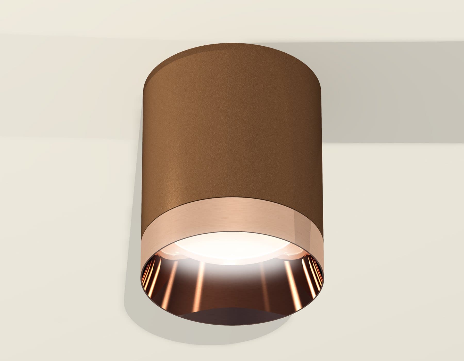 Ambrella Комплект накладного светильника XS6304012 SCF/PPG кофе песок/золото розовое полированное MR16 GU5.3 (C6304, N6135) — миниатюра 3