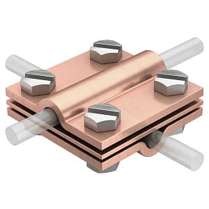 OBO Bettermann Соединитель проволоки крестовой 5312418 — миниатюра 2