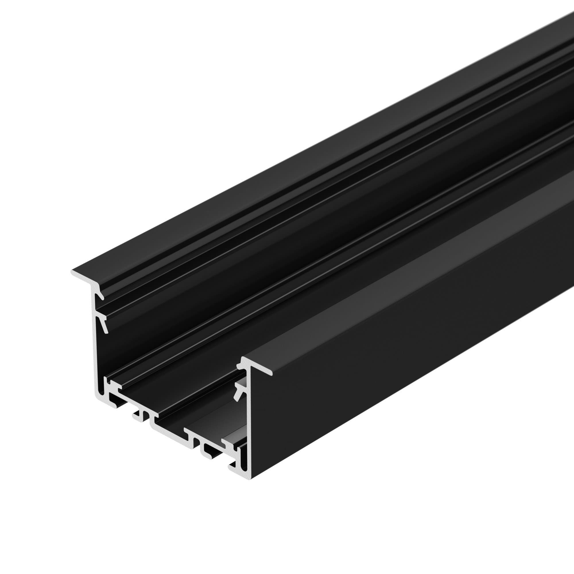 Arlight Профиль S2-LINIA69-F-2500 SEAMLESS BLACK (Алюминий) 033534 — миниатюра 2