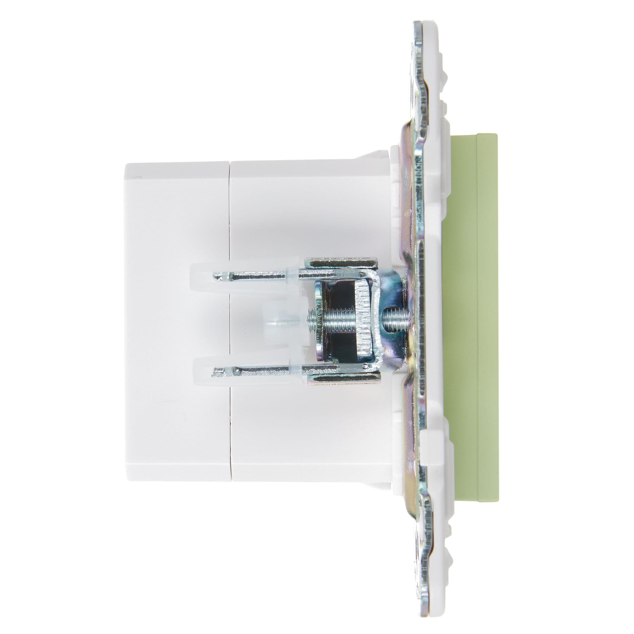 IEK SKANDY Мятный Розетка USB A+C 3,1А SK-R14G — миниатюра 4
