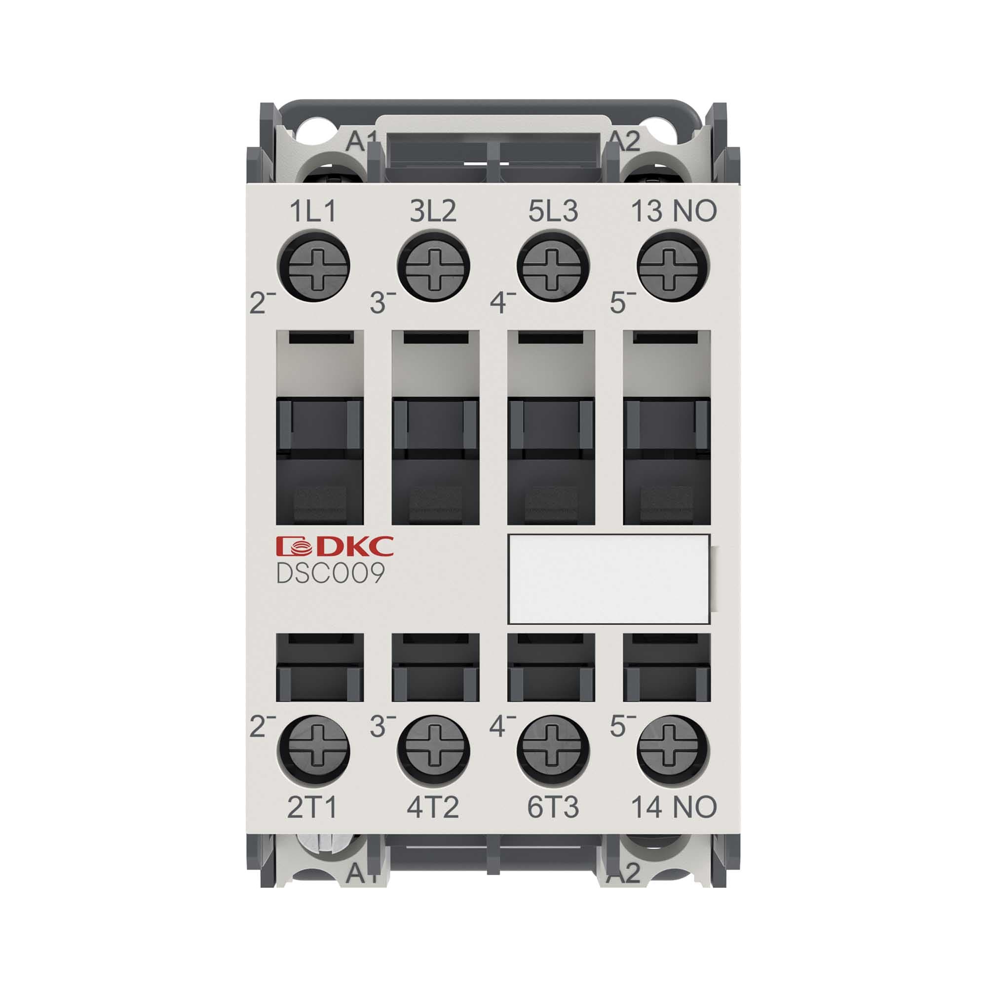 DKC Магнитный контактор YON DSC009 9A 4кВт AC3 3P кат.220В AC 1НО — миниатюра 2