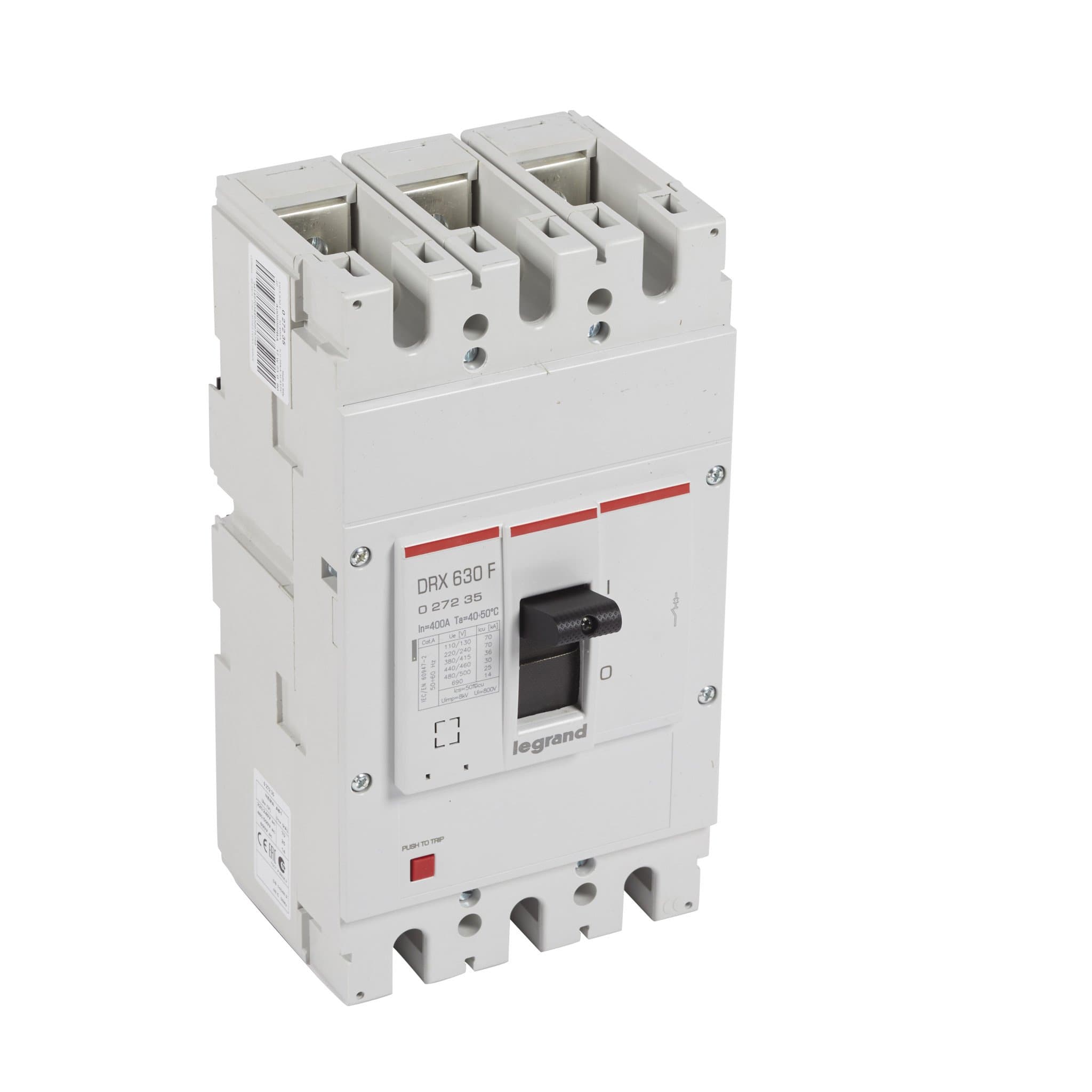 Legrand Выключатель силовой автоматический DRX630 MT 400A 3P 36kA 027235 — миниатюра 1