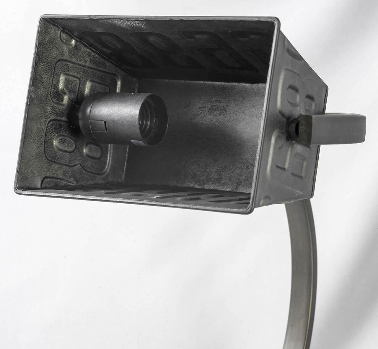 Lussole LOFT Металл/дерево Коричневый /  Металл Светильник настольный E27 60W LSP-0511 — миниатюра 3